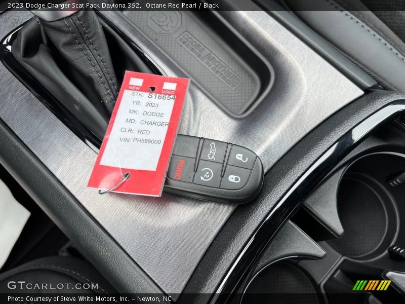 Octane Red Pearl / Black 2023 Dodge Charger Scat Pack Daytona 392