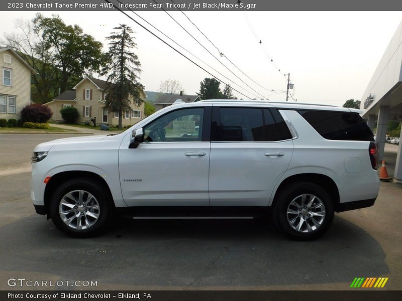 Iridescent Pearl Tricoat / Jet Black/Maple Sugar 2023 Chevrolet Tahoe Premier 4WD