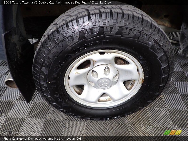 Impulse Red Pearl / Graphite Gray 2008 Toyota Tacoma V6 Double Cab 4x4