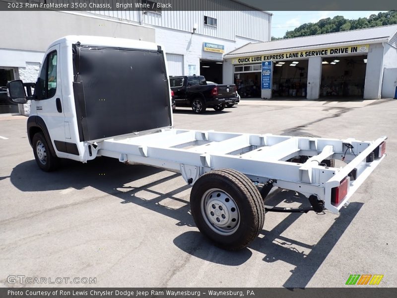 Bright White / Black 2023 Ram ProMaster 3500 Chassis