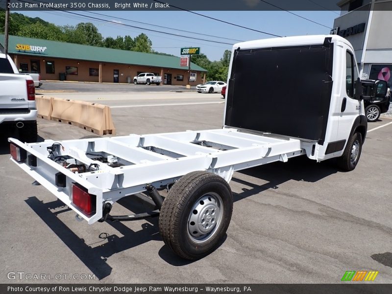Undercarriage of 2023 ProMaster 3500 Chassis