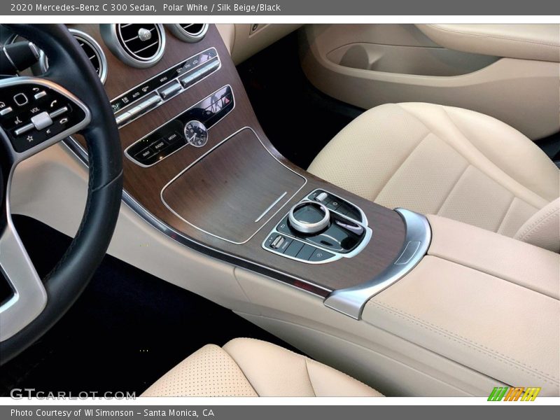 Polar White / Silk Beige/Black 2020 Mercedes-Benz C 300 Sedan