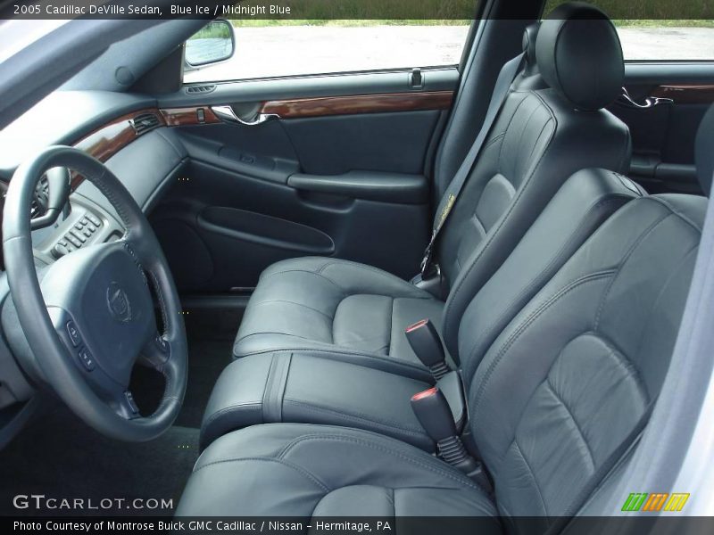 Blue Ice / Midnight Blue 2005 Cadillac DeVille Sedan