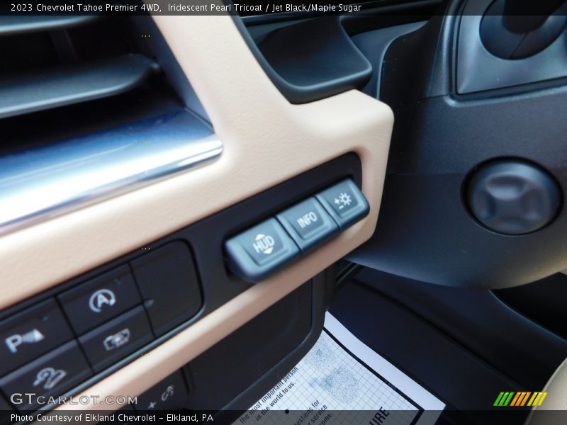 Iridescent Pearl Tricoat / Jet Black/Maple Sugar 2023 Chevrolet Tahoe Premier 4WD