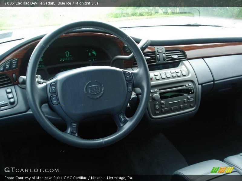 Blue Ice / Midnight Blue 2005 Cadillac DeVille Sedan