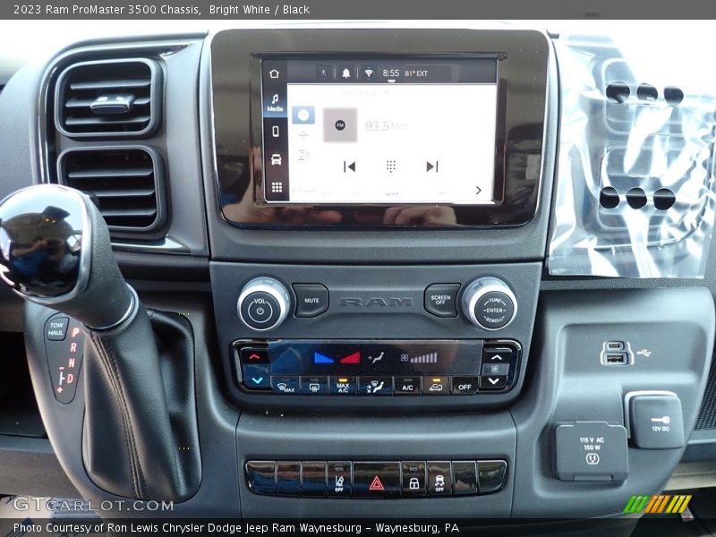 Controls of 2023 ProMaster 3500 Chassis
