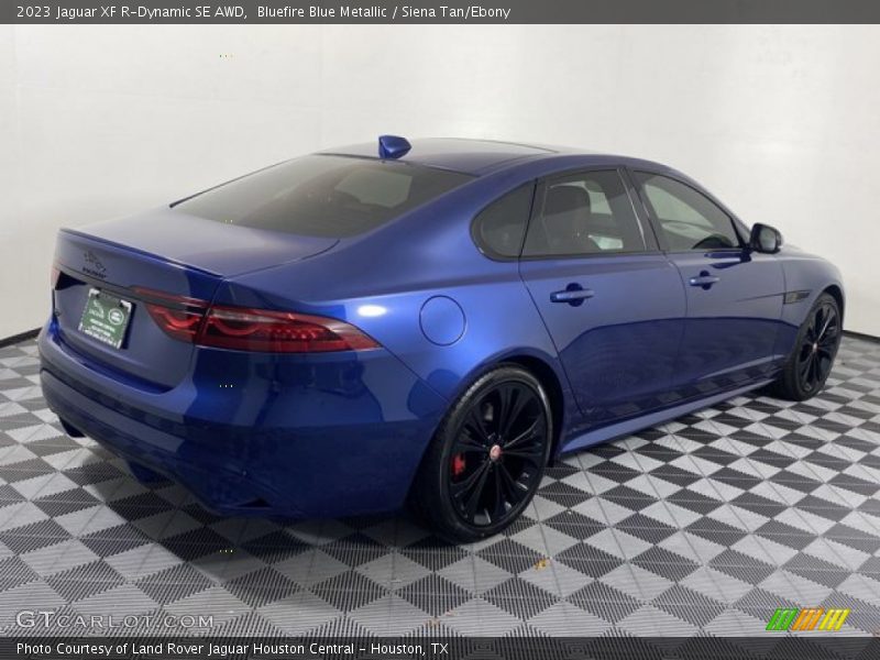 Bluefire Blue Metallic / Siena Tan/Ebony 2023 Jaguar XF R-Dynamic SE AWD