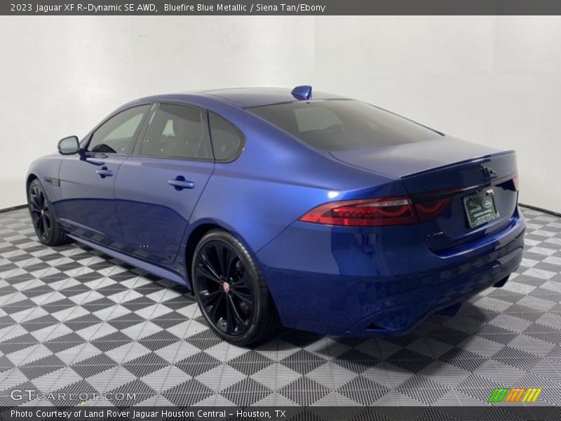 Bluefire Blue Metallic / Siena Tan/Ebony 2023 Jaguar XF R-Dynamic SE AWD