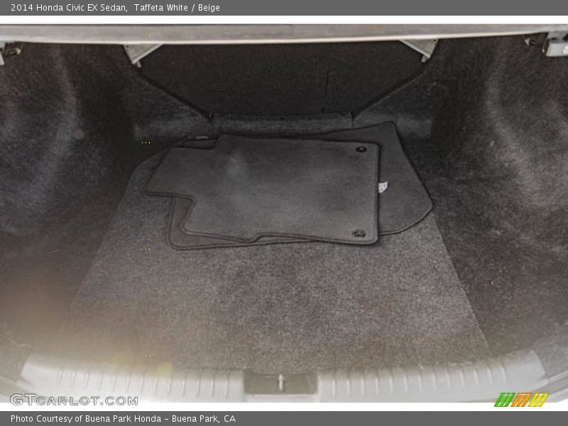 Taffeta White / Beige 2014 Honda Civic EX Sedan