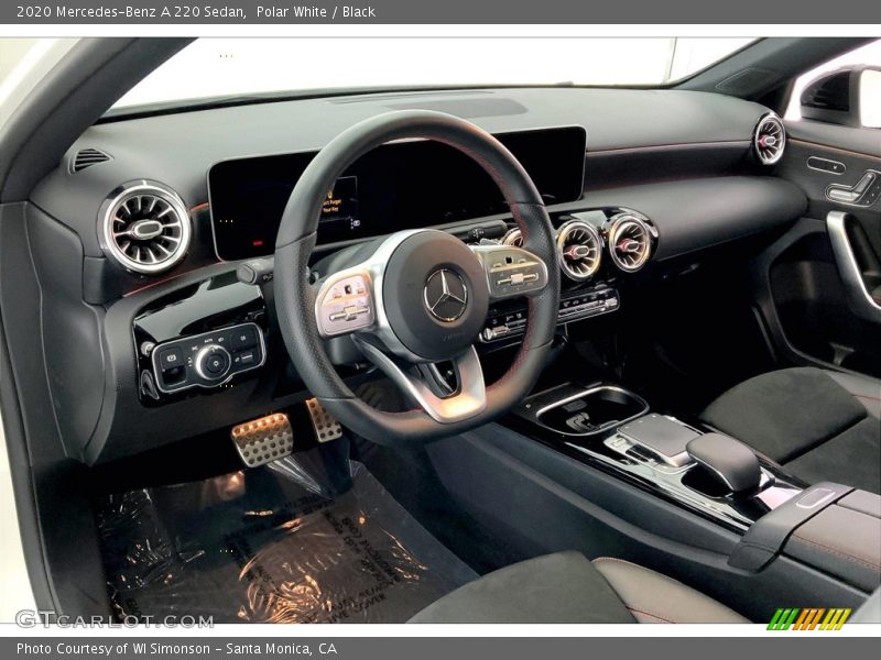 Polar White / Black 2020 Mercedes-Benz A 220 Sedan