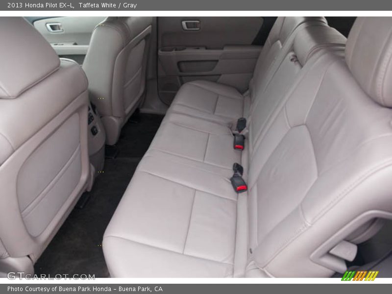 Taffeta White / Gray 2013 Honda Pilot EX-L