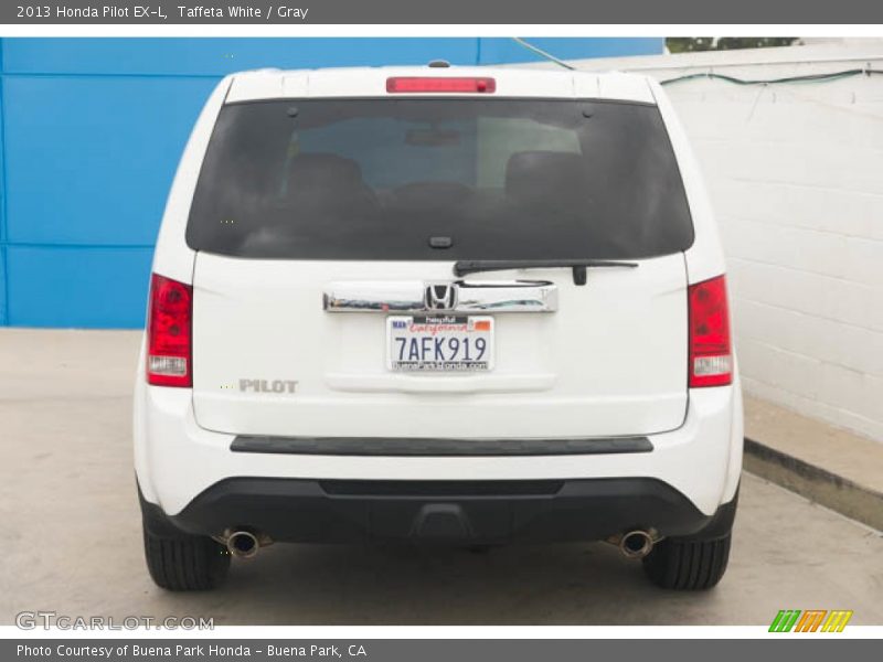 Taffeta White / Gray 2013 Honda Pilot EX-L