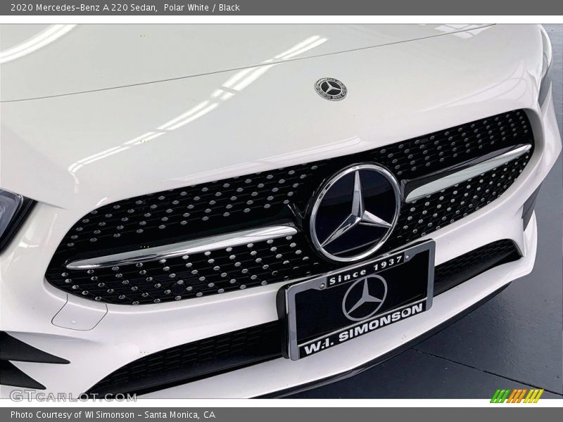 Polar White / Black 2020 Mercedes-Benz A 220 Sedan