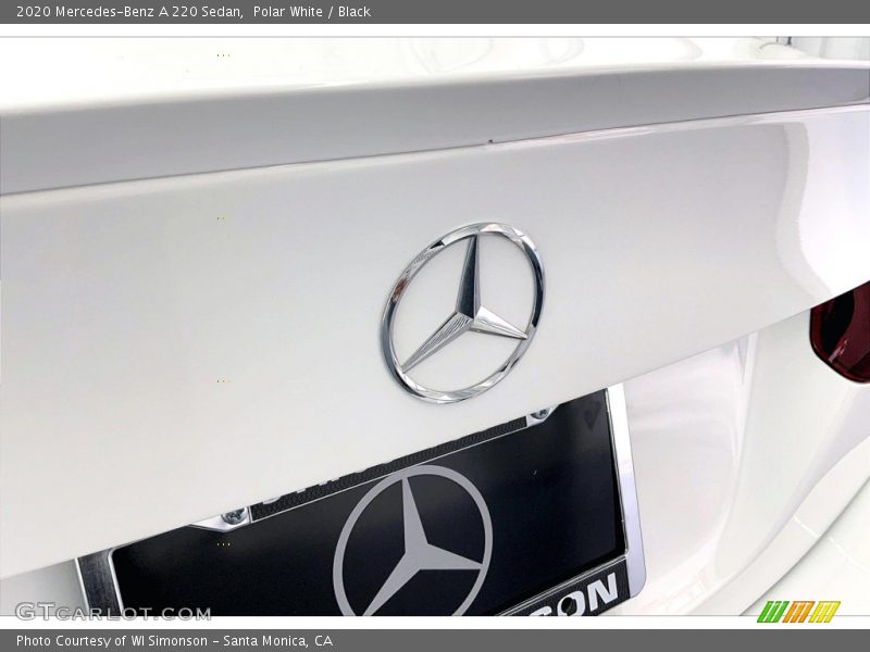 Polar White / Black 2020 Mercedes-Benz A 220 Sedan