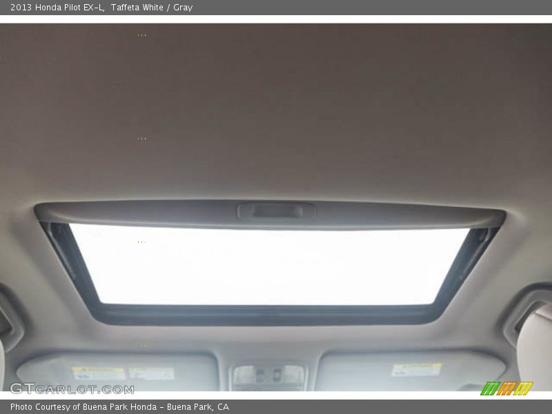 Taffeta White / Gray 2013 Honda Pilot EX-L