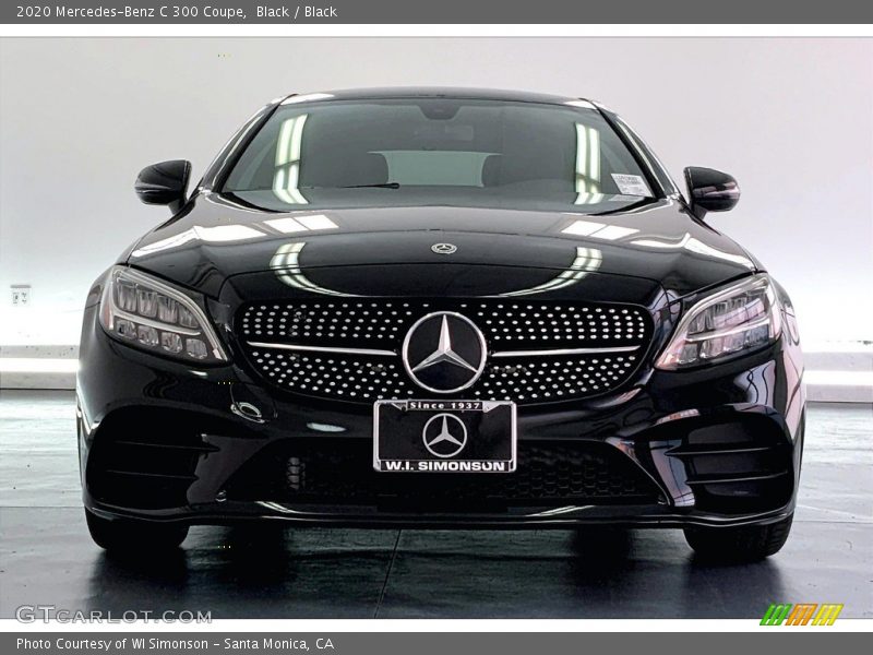 Black / Black 2020 Mercedes-Benz C 300 Coupe