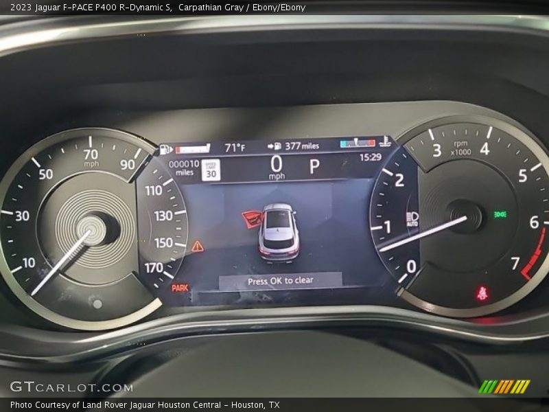  2023 F-PACE P400 R-Dynamic S P400 R-Dynamic S Gauges