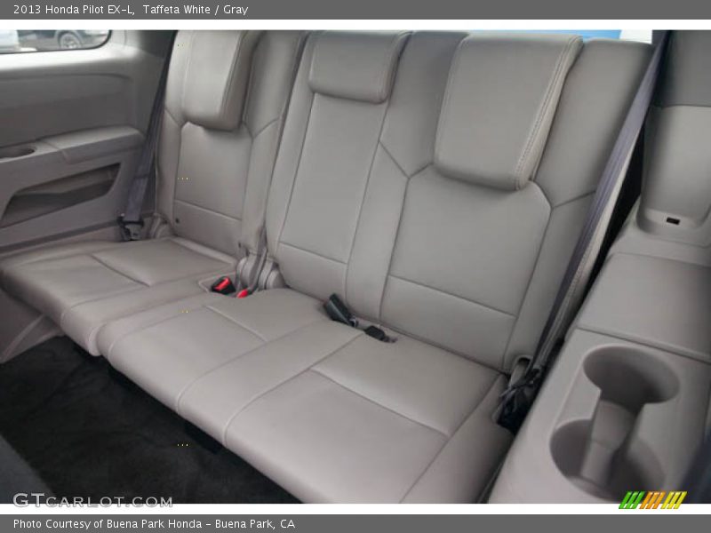 Taffeta White / Gray 2013 Honda Pilot EX-L