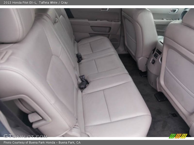 Taffeta White / Gray 2013 Honda Pilot EX-L