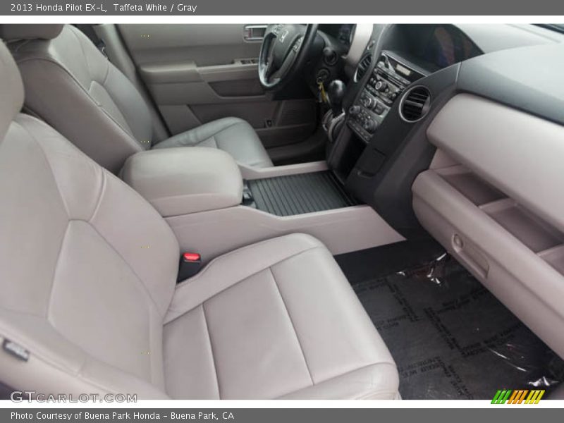 Taffeta White / Gray 2013 Honda Pilot EX-L