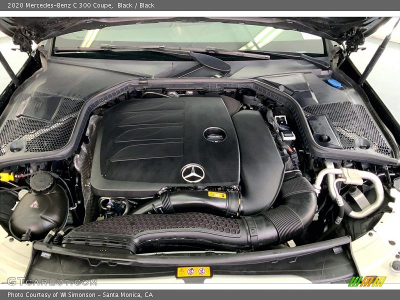 Black / Black 2020 Mercedes-Benz C 300 Coupe
