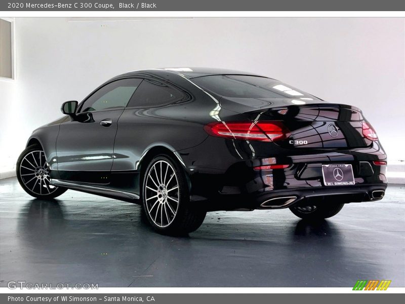 Black / Black 2020 Mercedes-Benz C 300 Coupe