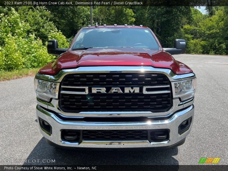 Delmonico Red Pearl / Diesel Gray/Black 2023 Ram 2500 Big Horn Crew Cab 4x4