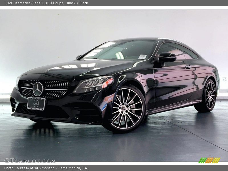 Black / Black 2020 Mercedes-Benz C 300 Coupe