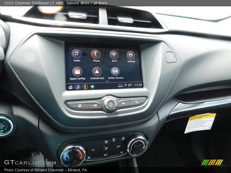 Summit White / Jet Black 2023 Chevrolet TrailBlazer LT AWD