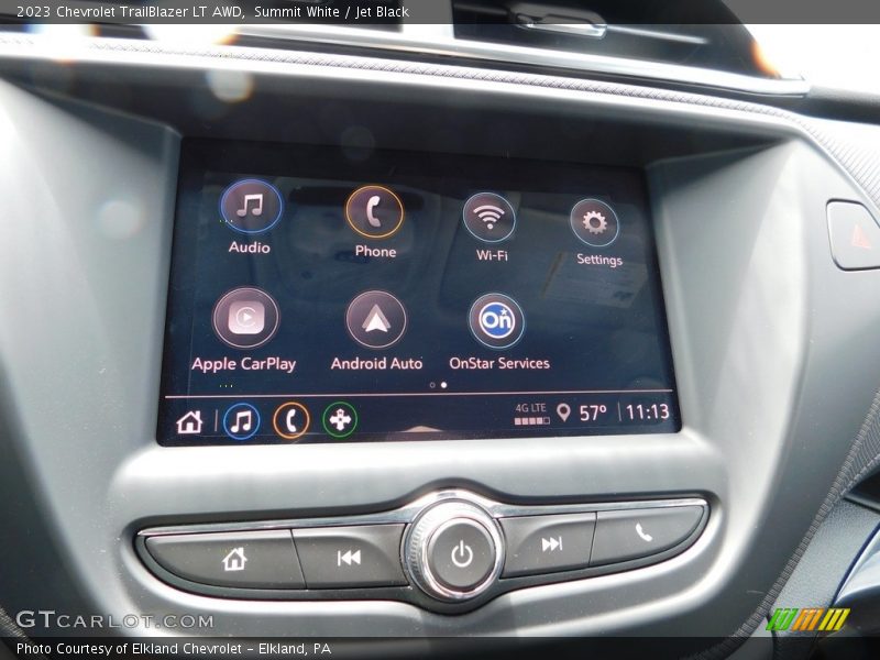 Summit White / Jet Black 2023 Chevrolet TrailBlazer LT AWD