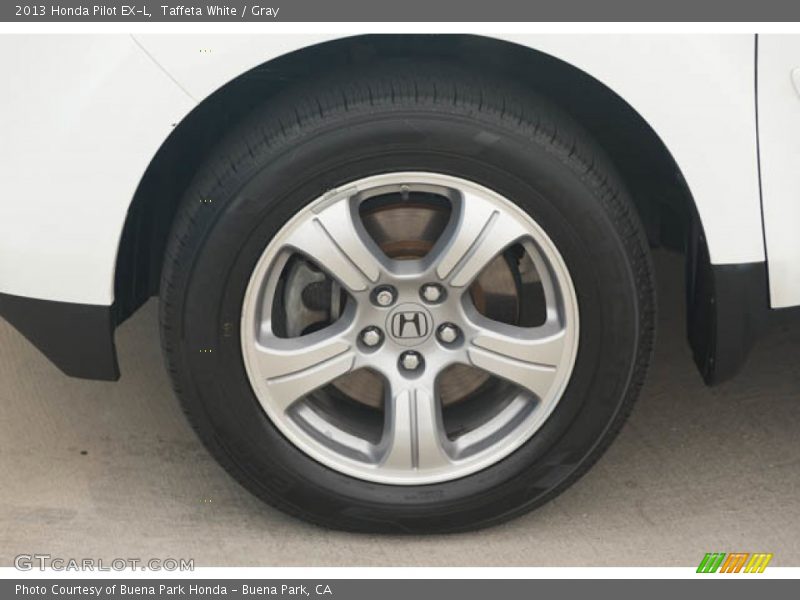 Taffeta White / Gray 2013 Honda Pilot EX-L