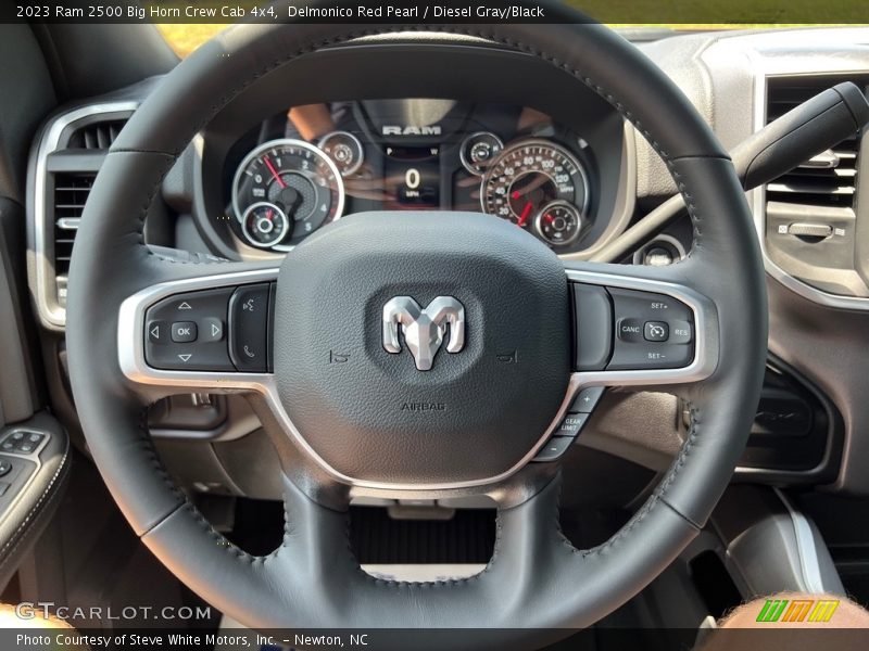  2023 2500 Big Horn Crew Cab 4x4 Steering Wheel