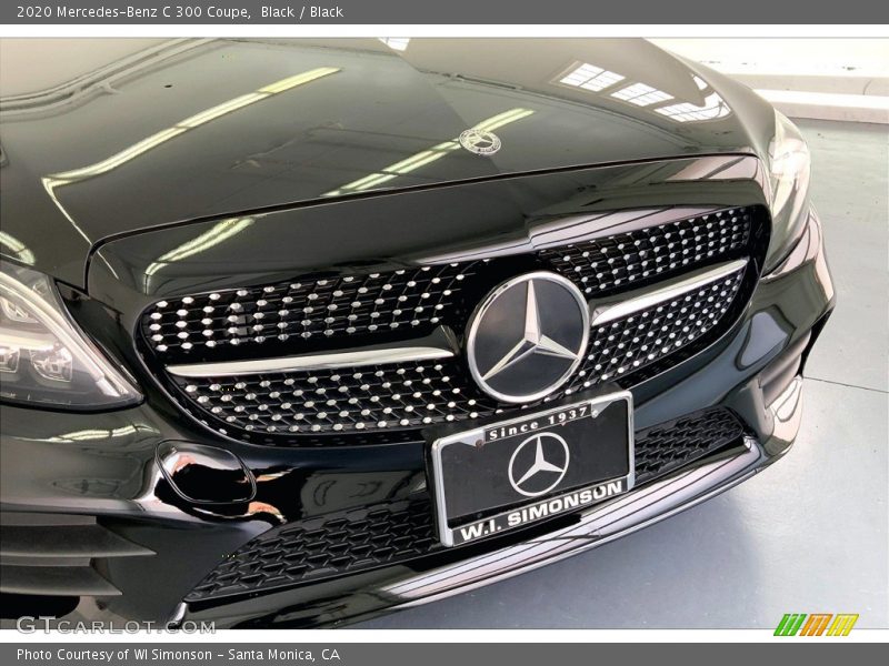 Black / Black 2020 Mercedes-Benz C 300 Coupe