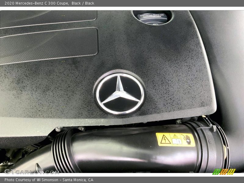 Black / Black 2020 Mercedes-Benz C 300 Coupe