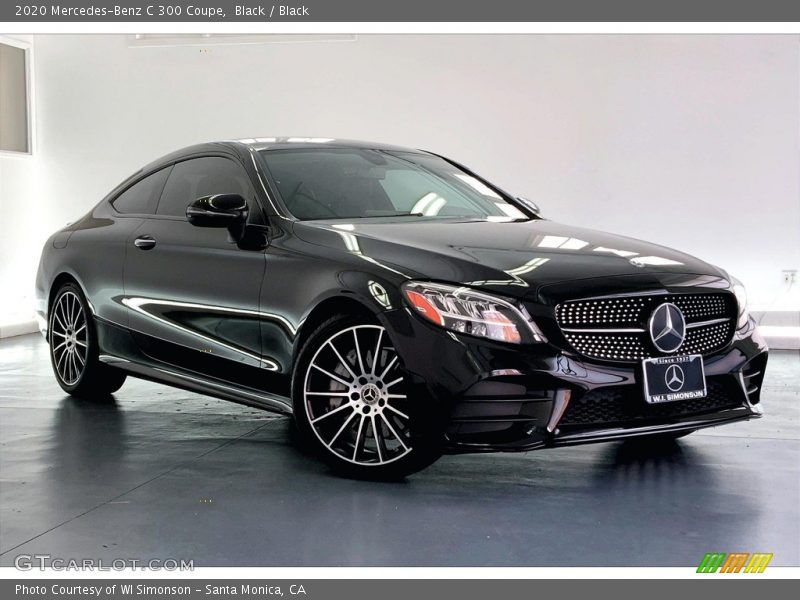 Black / Black 2020 Mercedes-Benz C 300 Coupe
