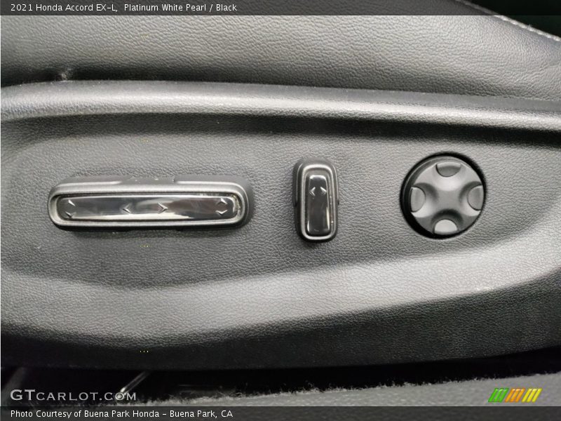 Platinum White Pearl / Black 2021 Honda Accord EX-L