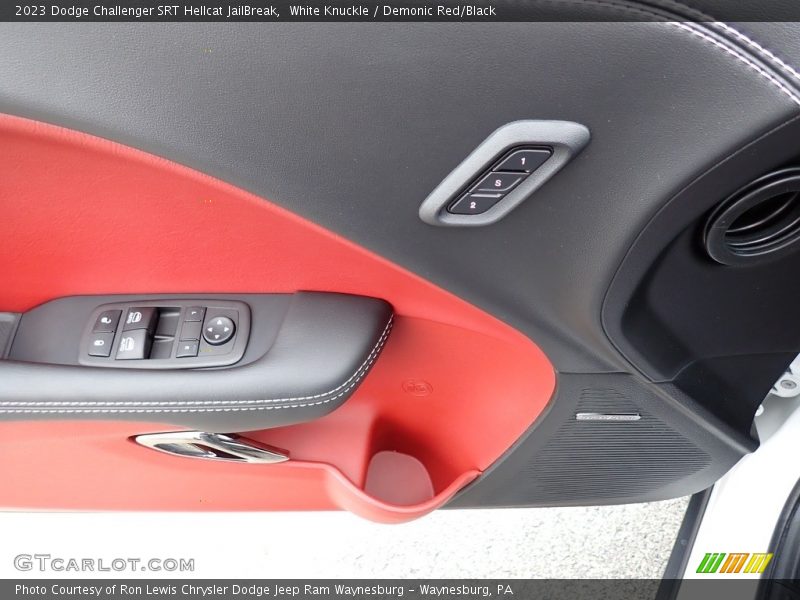 Door Panel of 2023 Challenger SRT Hellcat JailBreak