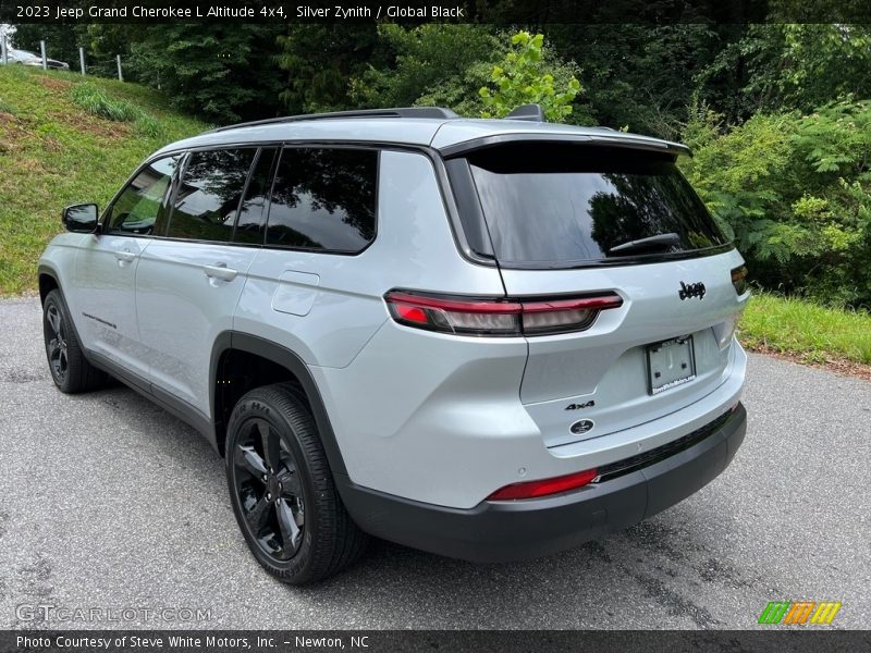 Silver Zynith / Global Black 2023 Jeep Grand Cherokee L Altitude 4x4