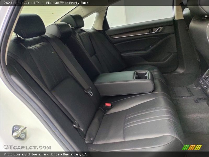 Rear Seat of 2021 Accord EX-L