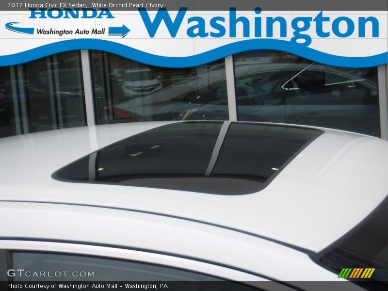White Orchid Pearl / Ivory 2017 Honda Civic EX Sedan