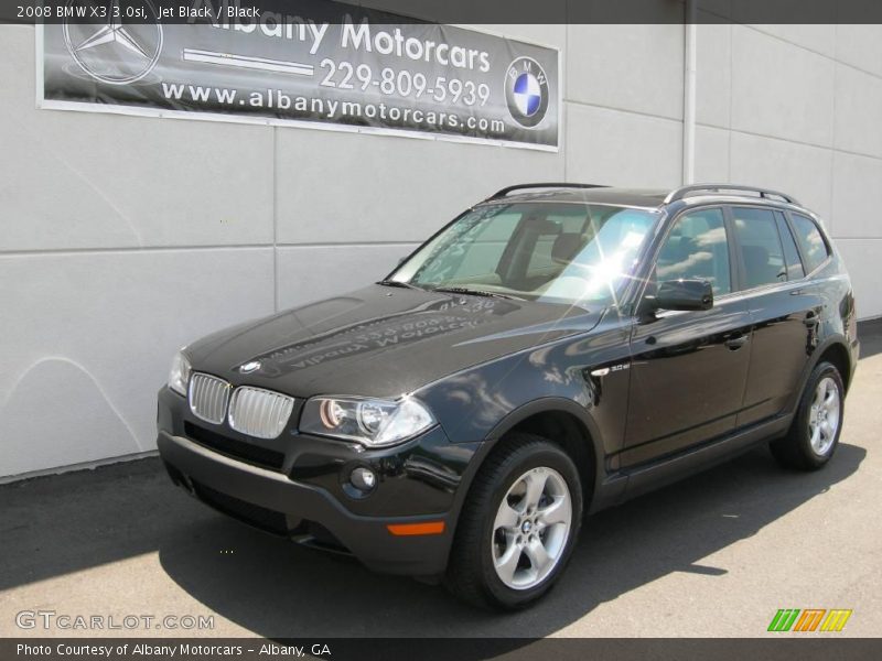 Jet Black / Black 2008 BMW X3 3.0si