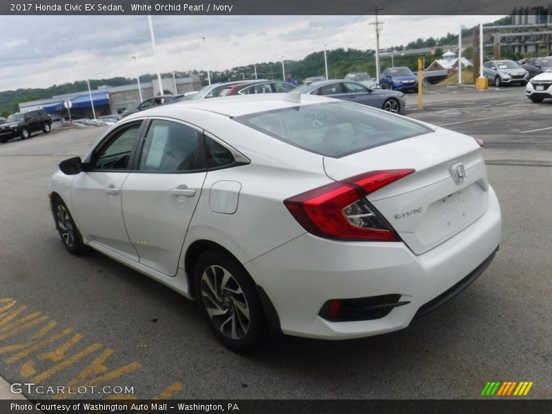 White Orchid Pearl / Ivory 2017 Honda Civic EX Sedan