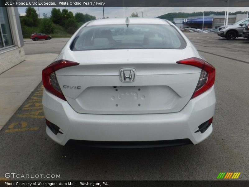 White Orchid Pearl / Ivory 2017 Honda Civic EX Sedan