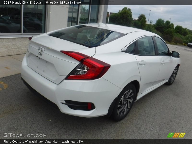 White Orchid Pearl / Ivory 2017 Honda Civic EX Sedan