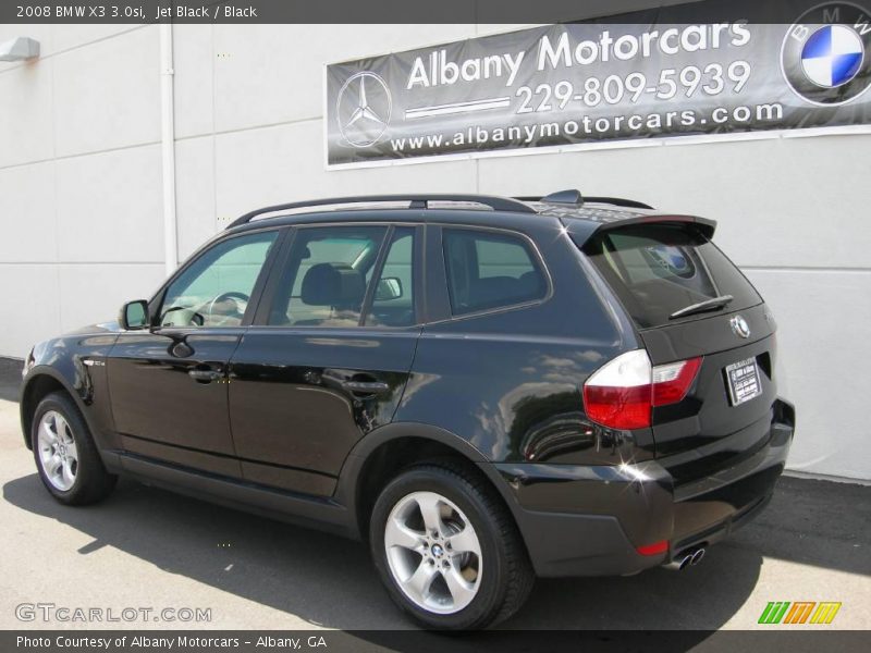 Jet Black / Black 2008 BMW X3 3.0si