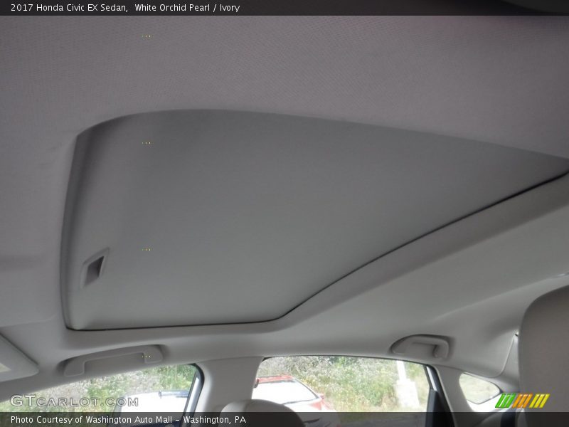 White Orchid Pearl / Ivory 2017 Honda Civic EX Sedan