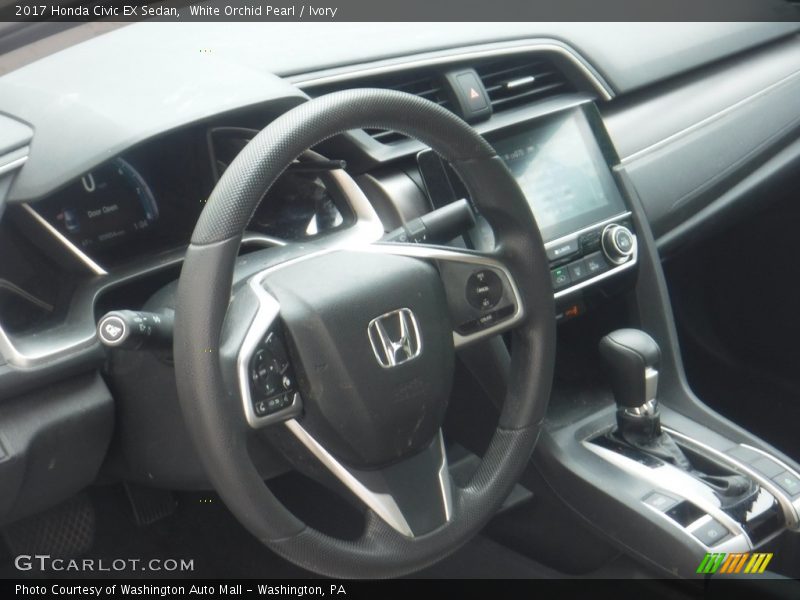 White Orchid Pearl / Ivory 2017 Honda Civic EX Sedan