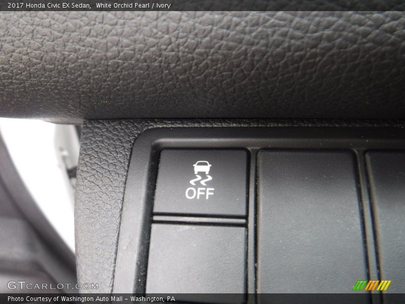 White Orchid Pearl / Ivory 2017 Honda Civic EX Sedan