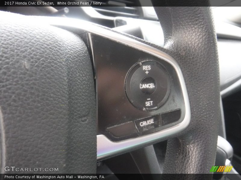 White Orchid Pearl / Ivory 2017 Honda Civic EX Sedan