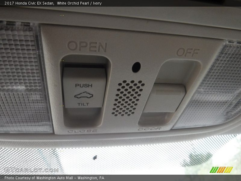 White Orchid Pearl / Ivory 2017 Honda Civic EX Sedan
